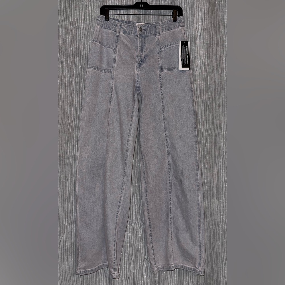 Steve Madden Light Gray Straight Jeans